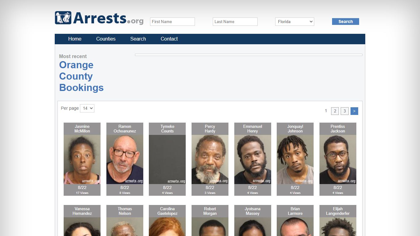 Orange County Arrests and Inmate Search